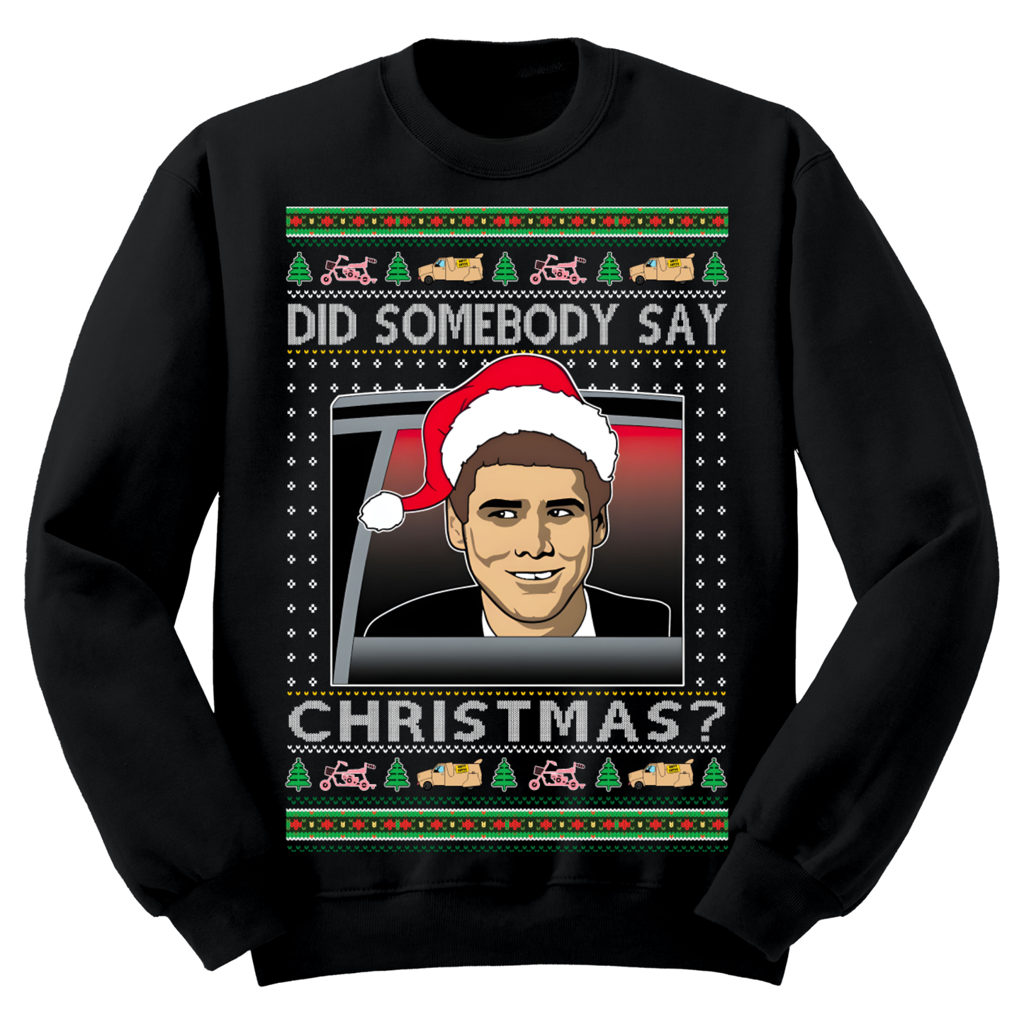 Ugly Christmas Sweater Jim Carrey Did Somebody Say Christmas