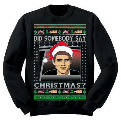 Ugly Christmas Sweater Jim Carrey Did Somebody Say Christmas