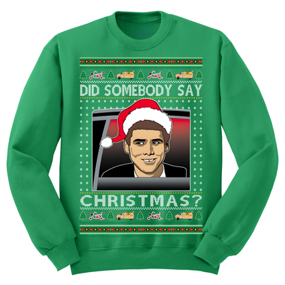 Ugly Christmas Sweater Jim Carrey Did Somebody Say Christmas