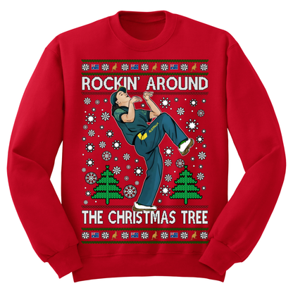 Ugly Christmas Sweater Rockin' Around The Christmas Tree