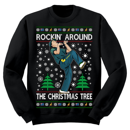 Ugly Christmas Sweater Rockin' Around The Christmas Tree