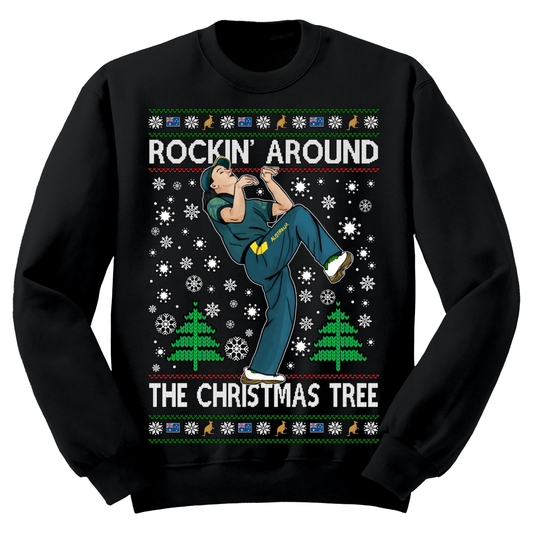 Ugly Christmas Sweater Rockin' Around The Christmas Tree