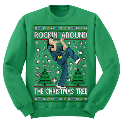 Ugly Christmas Sweater Rockin' Around The Christmas Tree