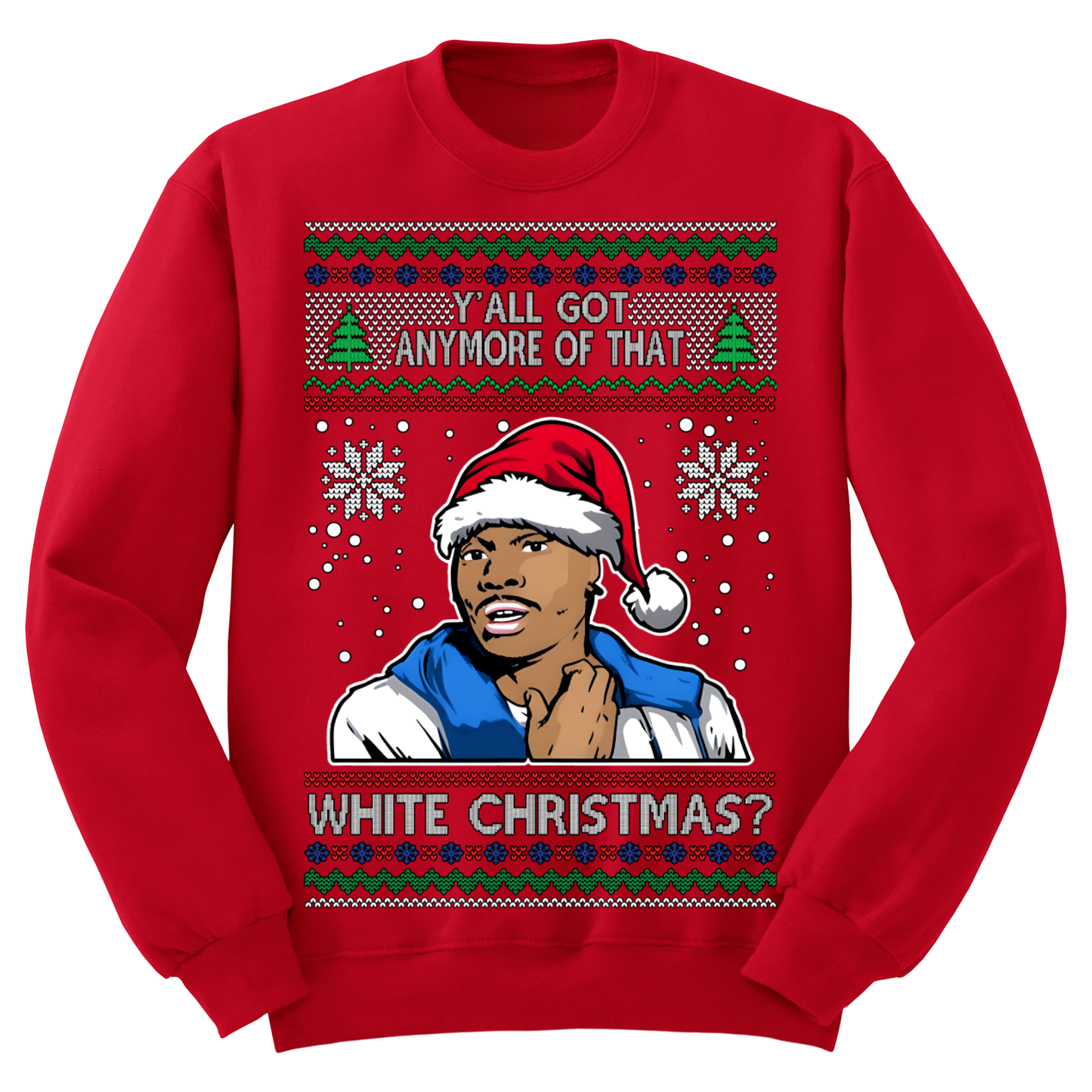 Ugly Christmas Sweater Tyrone Biggums White Christmas
