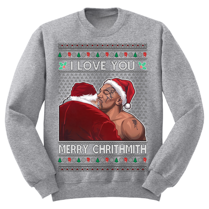 Ugly Christmas Sweater I Love You Merry Chirthmith
