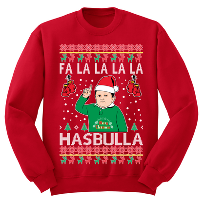 Ugly Christmas Sweater Fa La La Hasbulla